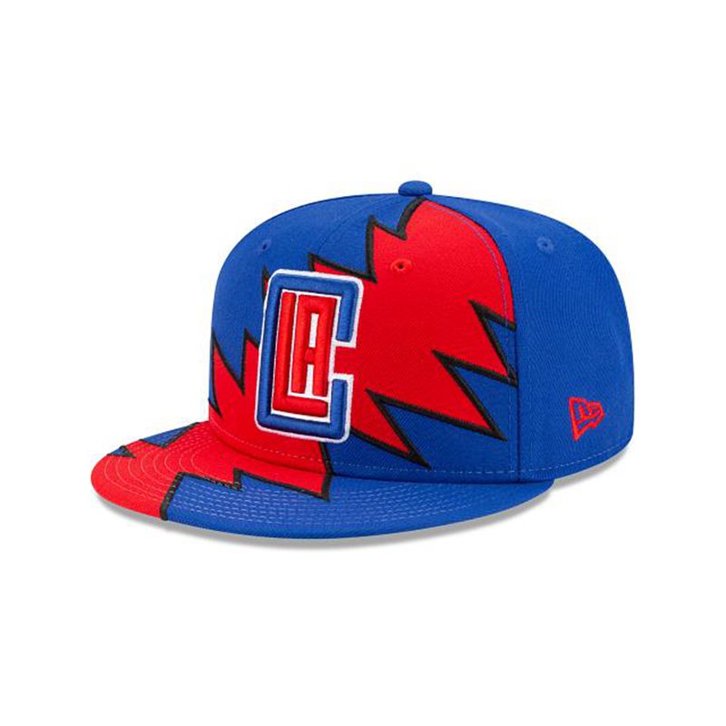 NBA Los Angeles Clippers Flash 9Fifty Snapback (AFM4058) - Blue New Era Caps